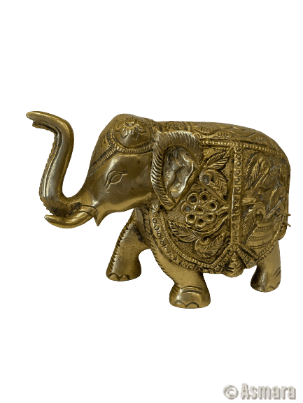 Eléphant en Bronze chez Asmara