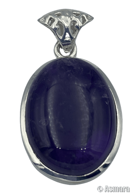 Pendentif Améthyste oval argent 925