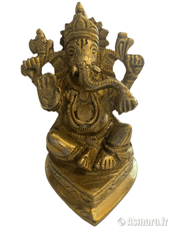 Ganesh 10 cm en Bronze chez Asmara