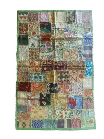 Patchwork ancien vert