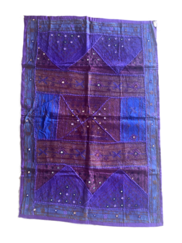 Patchwork ancien violet